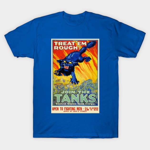 Join the Tanks Corp. T-Shirt by MasterpieceCafe